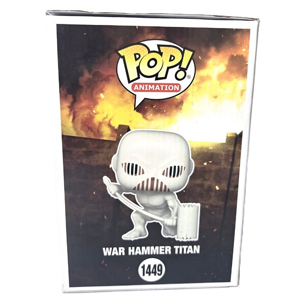 Funko Pop Attack On Titan War Hammer Titan Funko Exclusive 1449 - Picture 3 of 6